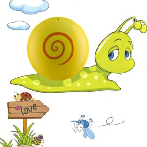The LED Snail Lamp is a delightful fusion of functionality and charm, serving as both a practical night light and an adorable decorative piece. With its whimsical snail design, it adds a touch of playfulness to any room, making it particularly well-suited for children's bedrooms or nursery spaces. The soft glow emitted by the LED light creates a cozy ambiance, perfect for bedtime routines or creating a relaxing atmosphere. Its wall sticker feature allows for easy installation and customization, making it a versatile option for enhancing the decor of any space. Whether used as a comforting night light or simply as a decorative accent, the LED Snail Lamp is sure to bring joy and warmth to any environment.