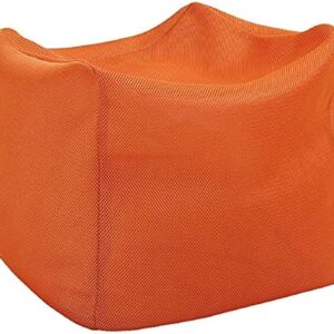 🟠 Introducing our premium shredded foam bean bag in vibrant orange mesh fabric! 🟠 💺 Sink into luxurious comfort with our high-quality shredded foam filling. 💺 🌬️ Stay cool and comfortable with the breathable mesh fabric, perfect for all seasons! 🌬️ 🎨 Add a pop of color to your space with the eye-catching orange hue! 🎨 🛋️ Whether for lounging, gaming, or chilling, our bean bag is the ultimate in style and relaxation! 🛋️