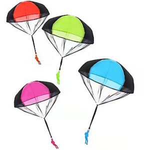Experience the thrill of flight with this exciting parachute toy! Simply toss it into the air and watch it glide smoothly back to the ground. Designed for endless outdoor fun, this lightweight and tangle-free parachute guarantees a perfect landing every time. Made with durable materials, it's perfect for kids and adults alike. Whether you're at the park, beach, or backyard, this toy brings excitement and adventure to any playtime. No batteries needed—just throw, watch, and enjoy the descent! Get ready for high-flying fun with the ultimate parachute toy!
